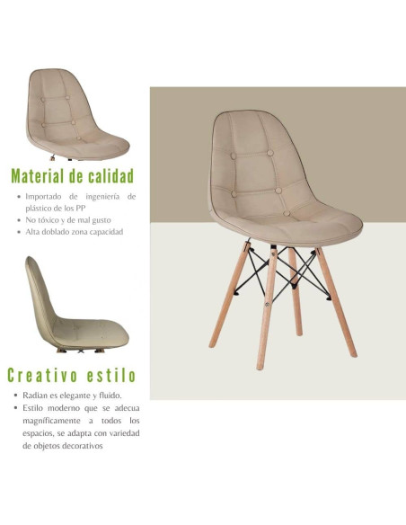 Silla Eames Botones