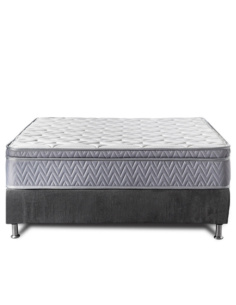 Colchón con Base Cama Queen +...