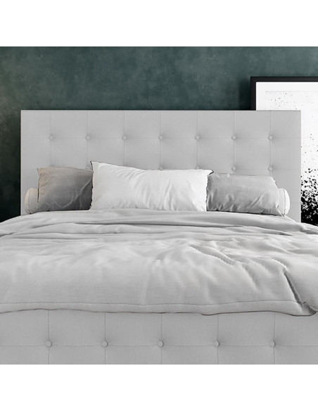 Cabecero cama 200 capital gris perla