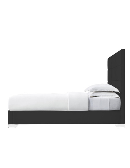 Combo Cama Delhi Semidoble + Colchón Semiortopedico Con 1 Pillow Top.