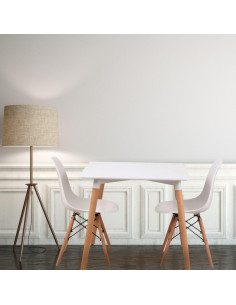 Mesa Eames cuadrada Blanca... 2