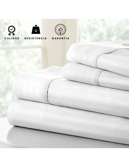 Sabanas Hoteleras Luxury 300 Hilos QUEEN (1,60X1,90)