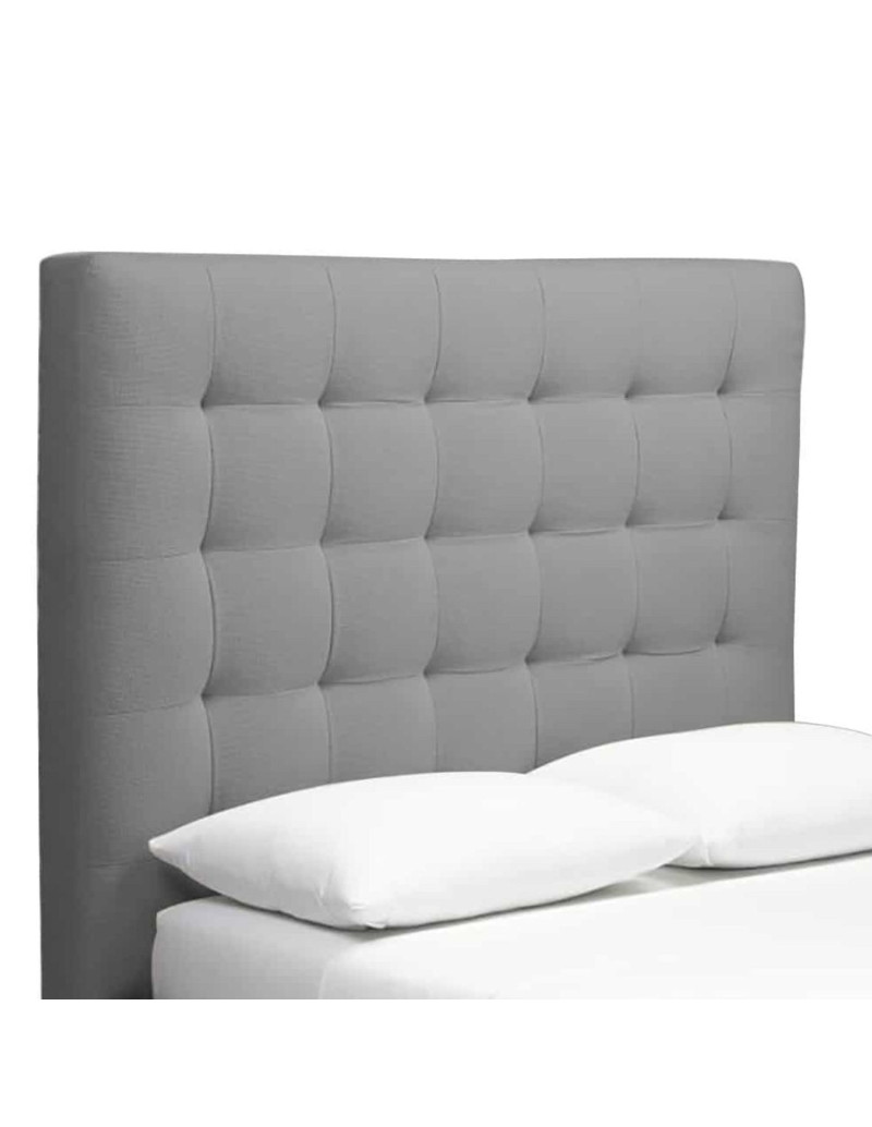 Combo Cama Cabecero Gris plata King...