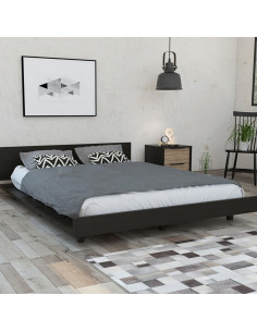 Cama doble igneo wengue 2