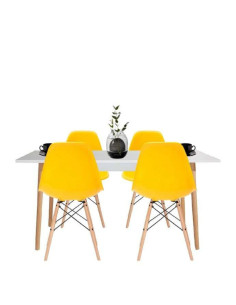 Mesa Comedor White 4...