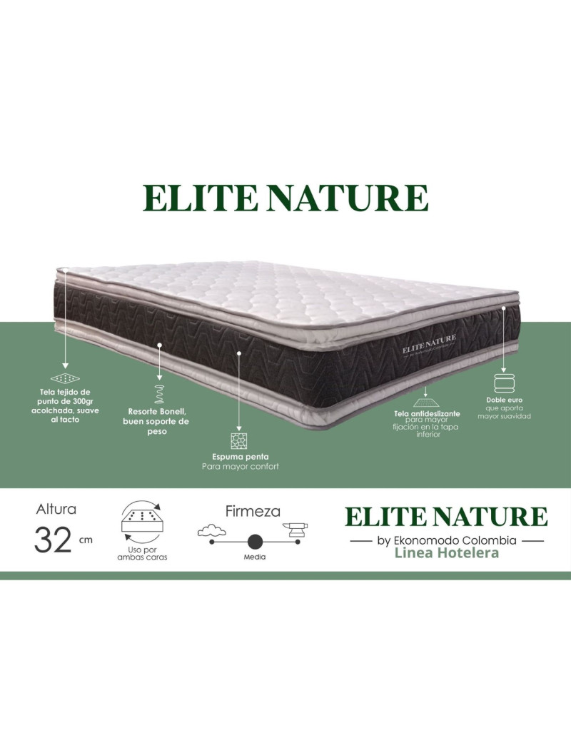 Combo Cama King Hampton + Colchon 2...