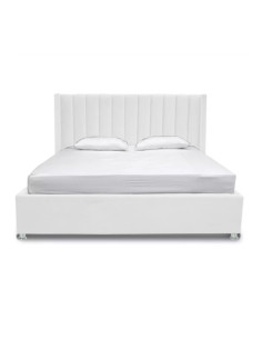 Combo Cama Cabecero Puff...