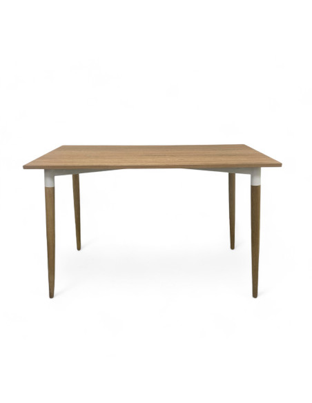 COMEDOR PREMIUM KANO + 4 SILLAS EAMES BOTONES CAMEL