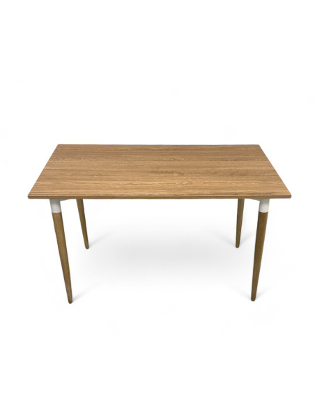 COMEDOR PREMIUM KANO + 4 SILLAS EAMES BOTONES BLANCA